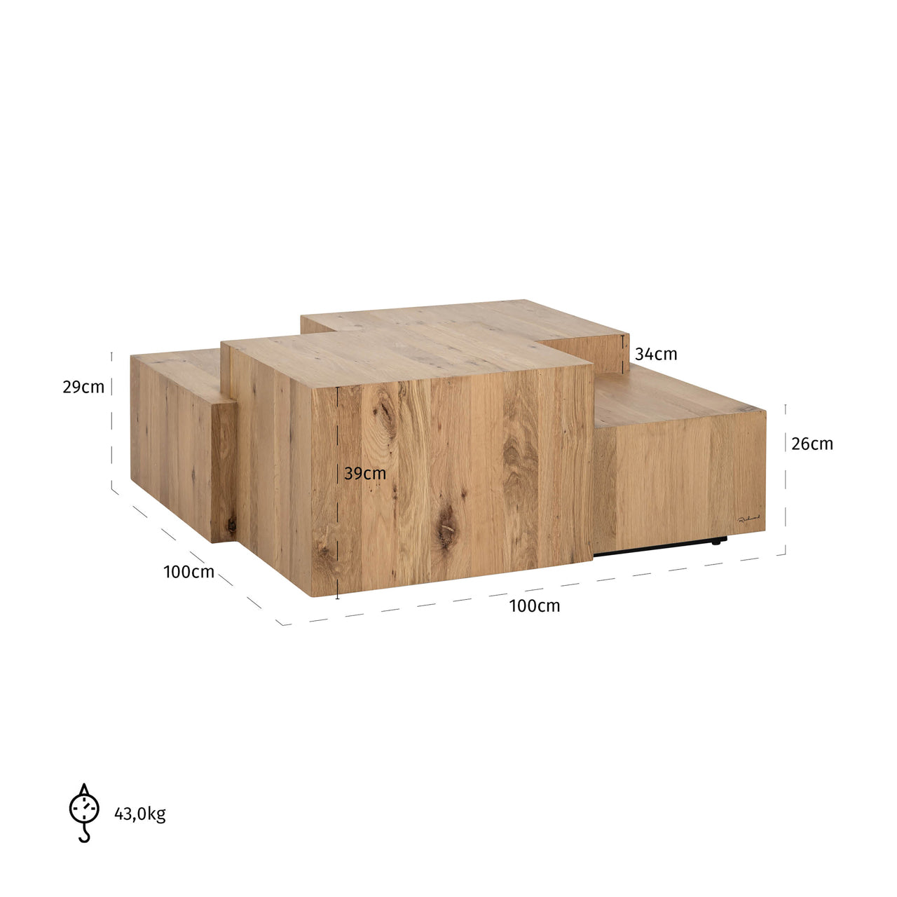 Coffee table Lennox natural