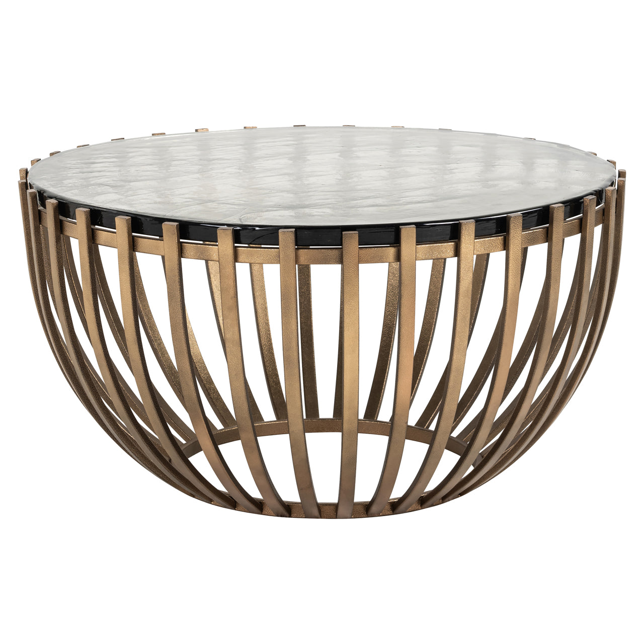 Coffee table Volante gold 84Ø