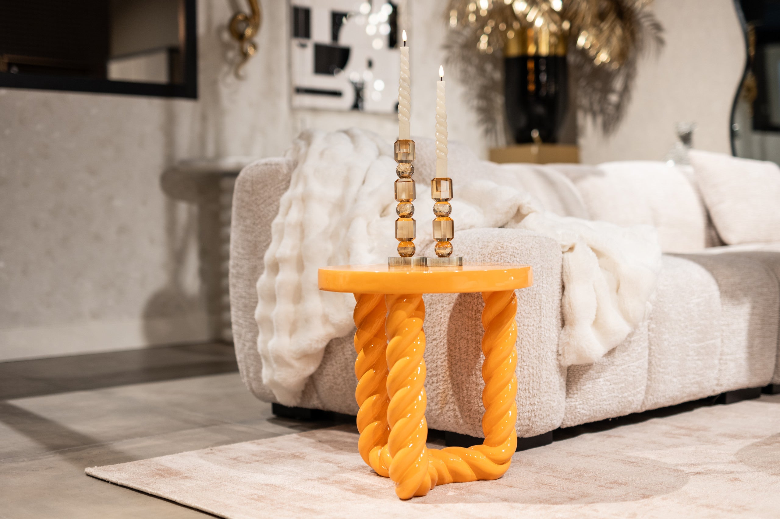 End table Rosly orange