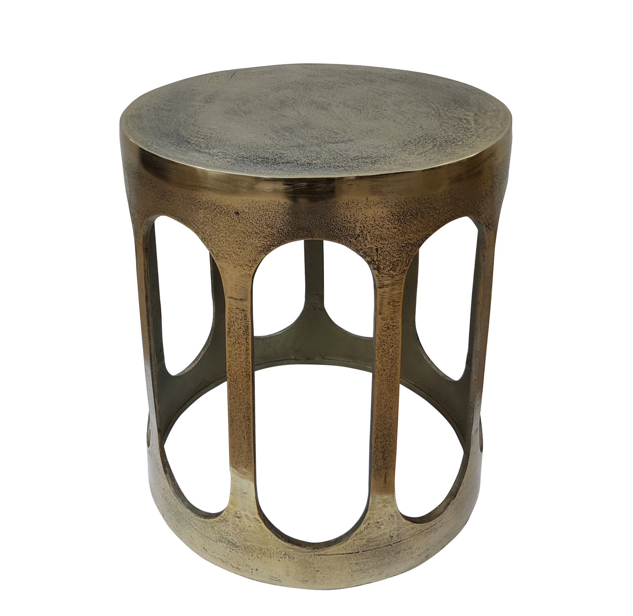 End table Du Pont brushed gold