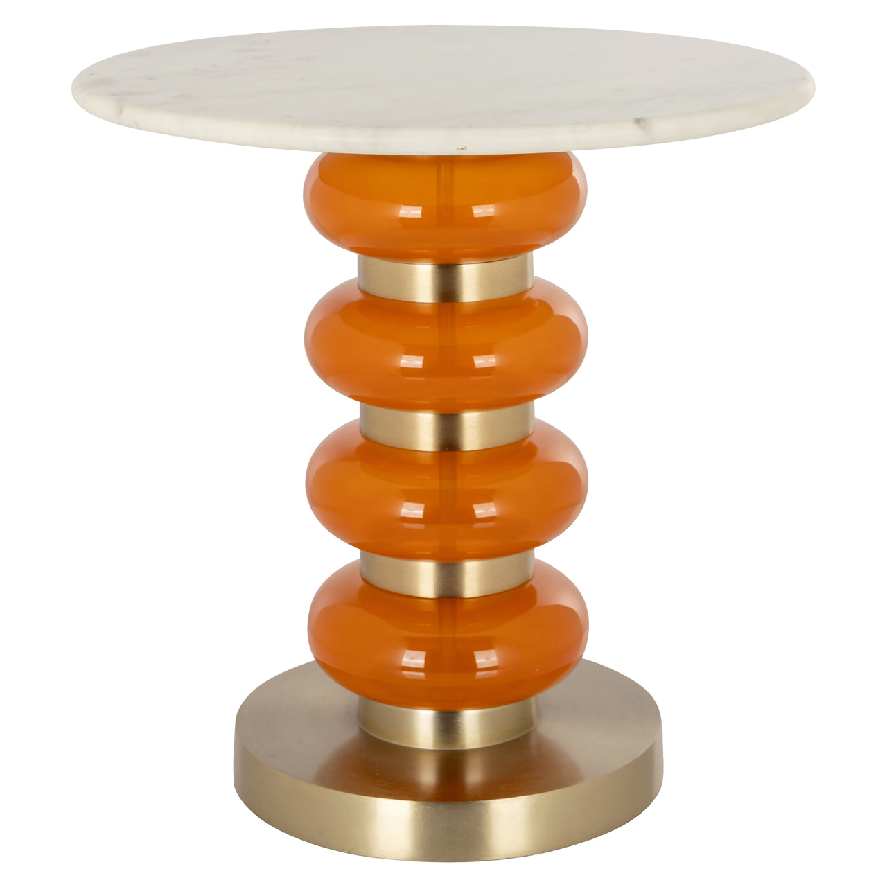 End table Boann orange