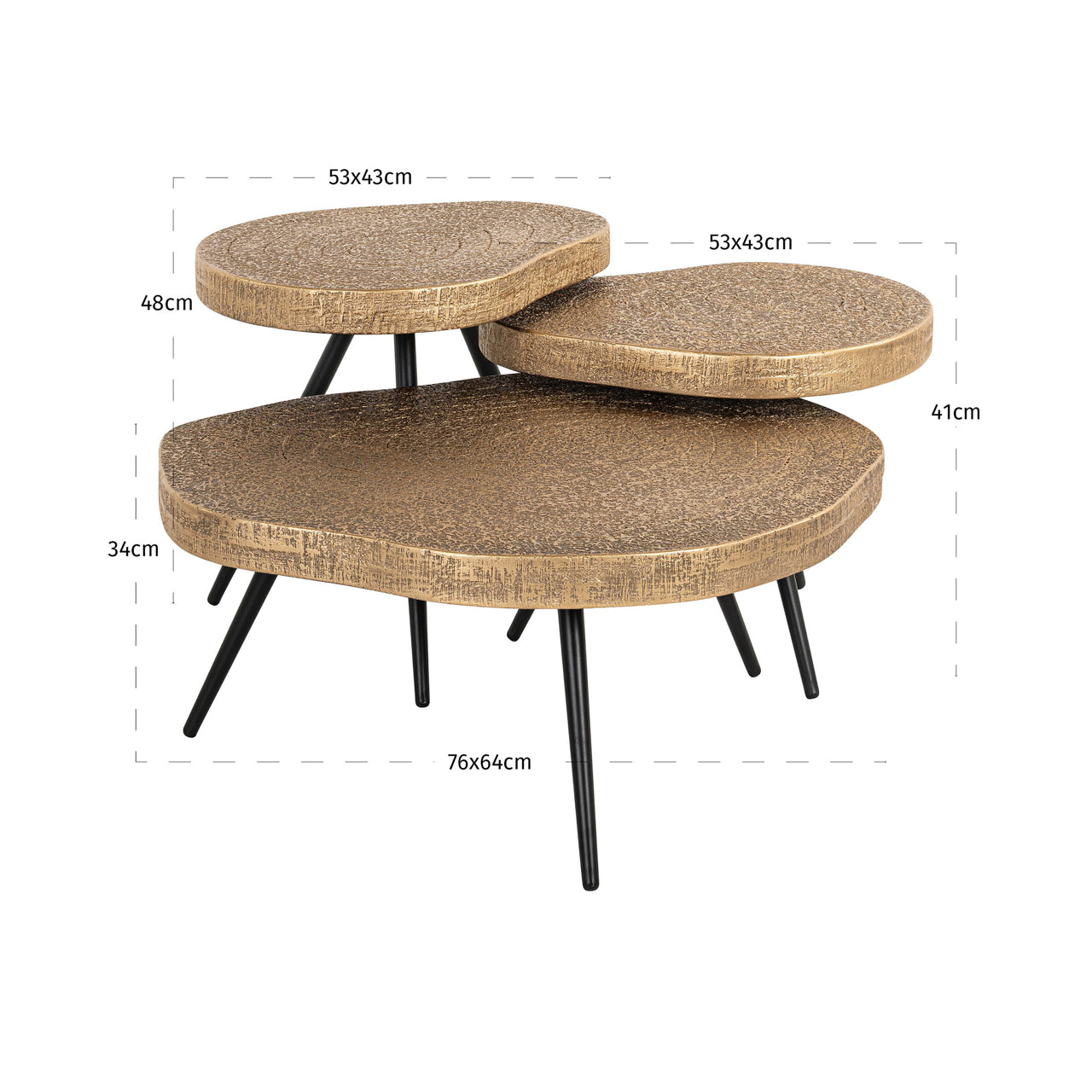 End table Usha pink