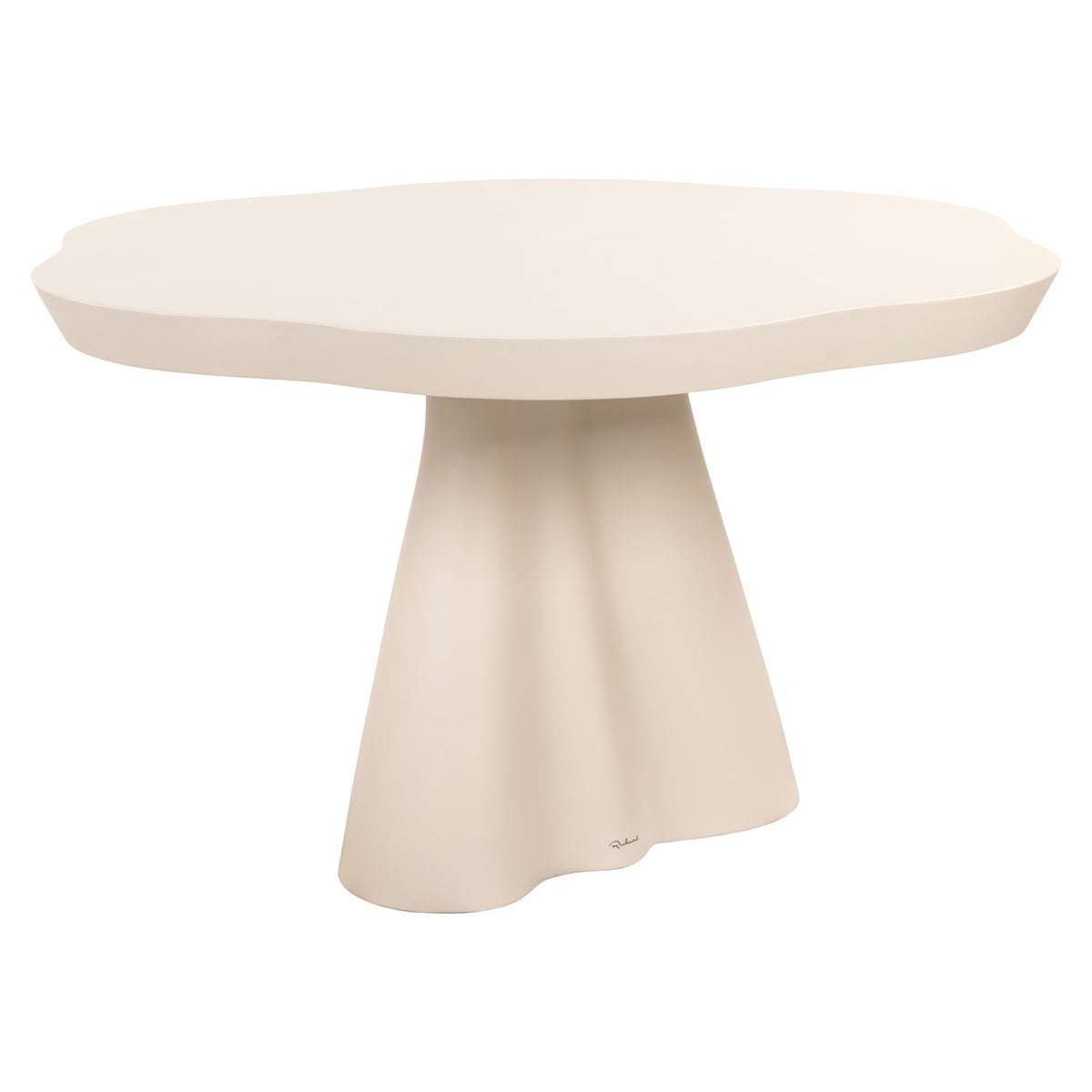 Outdoor dining table Urban Bloom sandstone 140x140