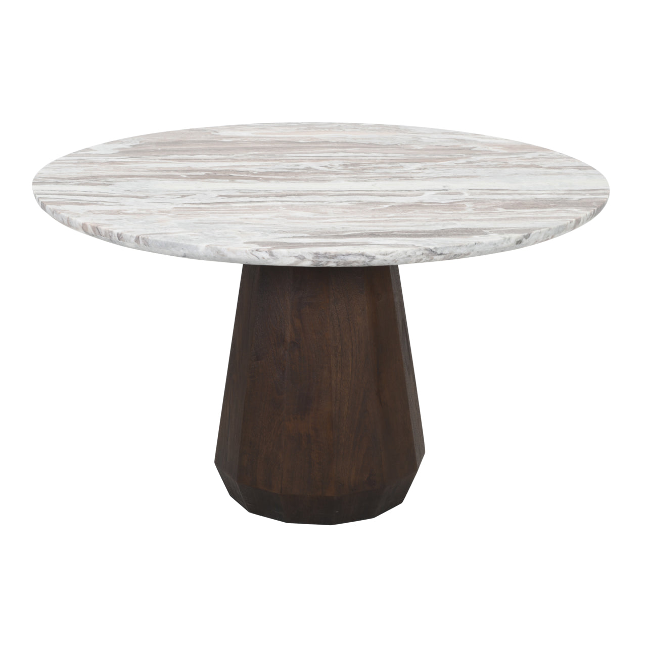 Dining table Oberoy Blush beige 130Ø