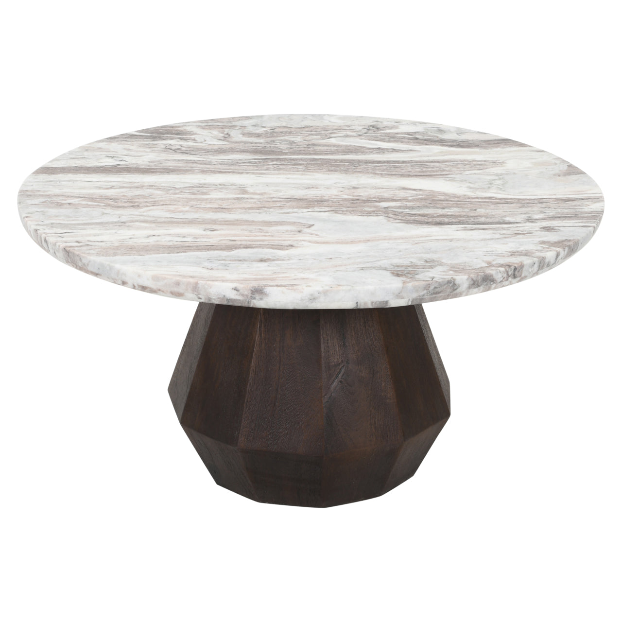Coffee table Oberoy Blush beige 80Ø