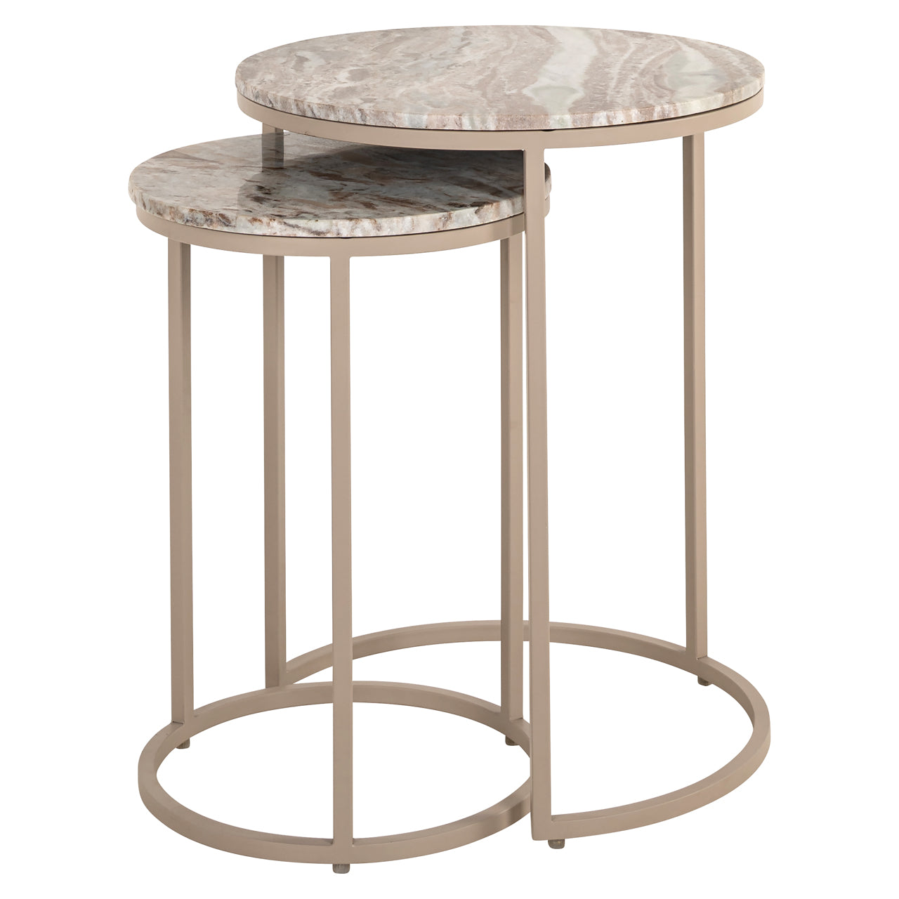 End table Fairfax clay (Set of 2)