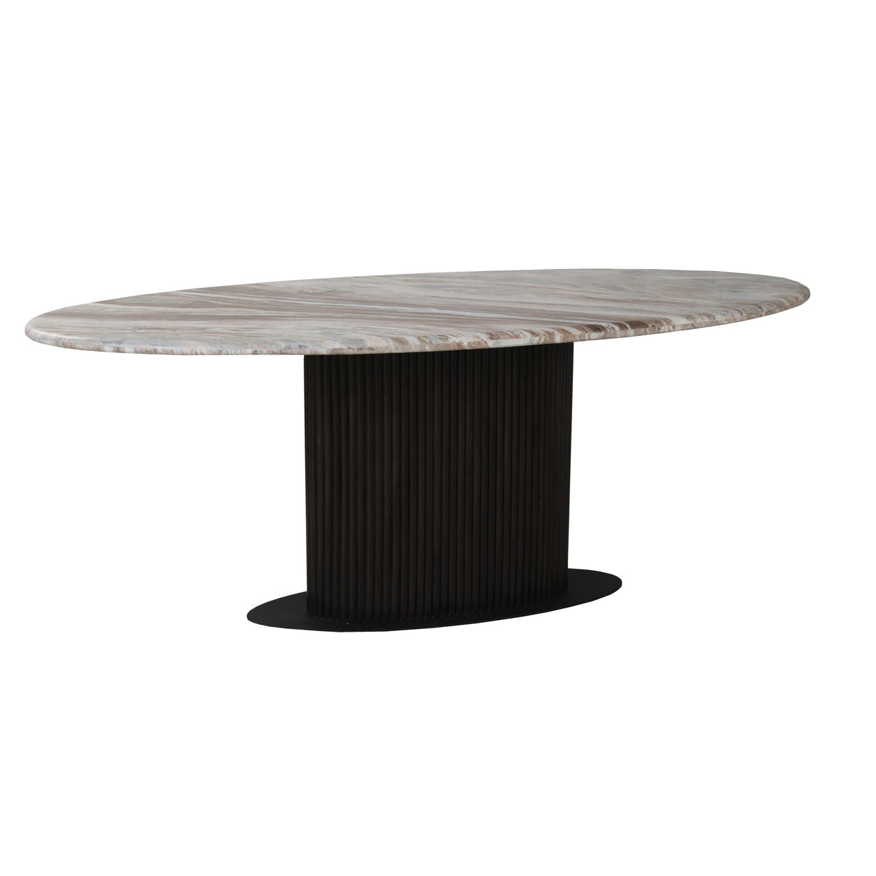 Dining table Rashford Blush beige oval 200