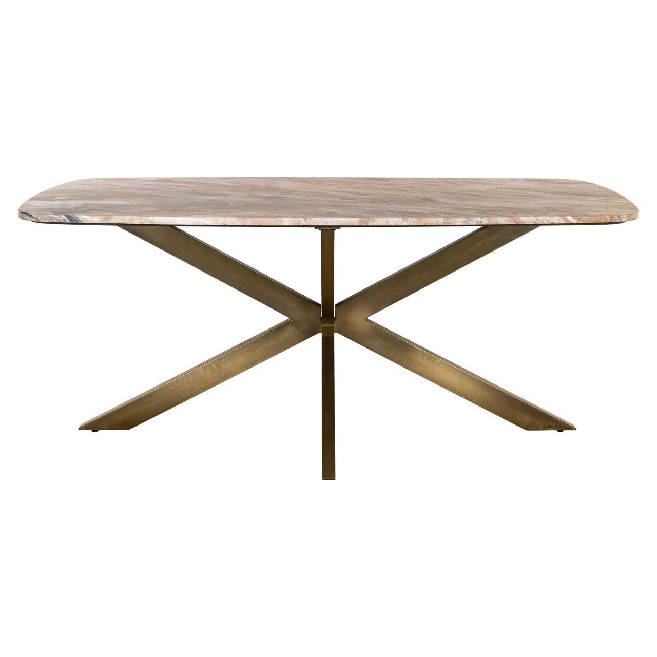 Dining table Bottega Blush beige danish oval 220
