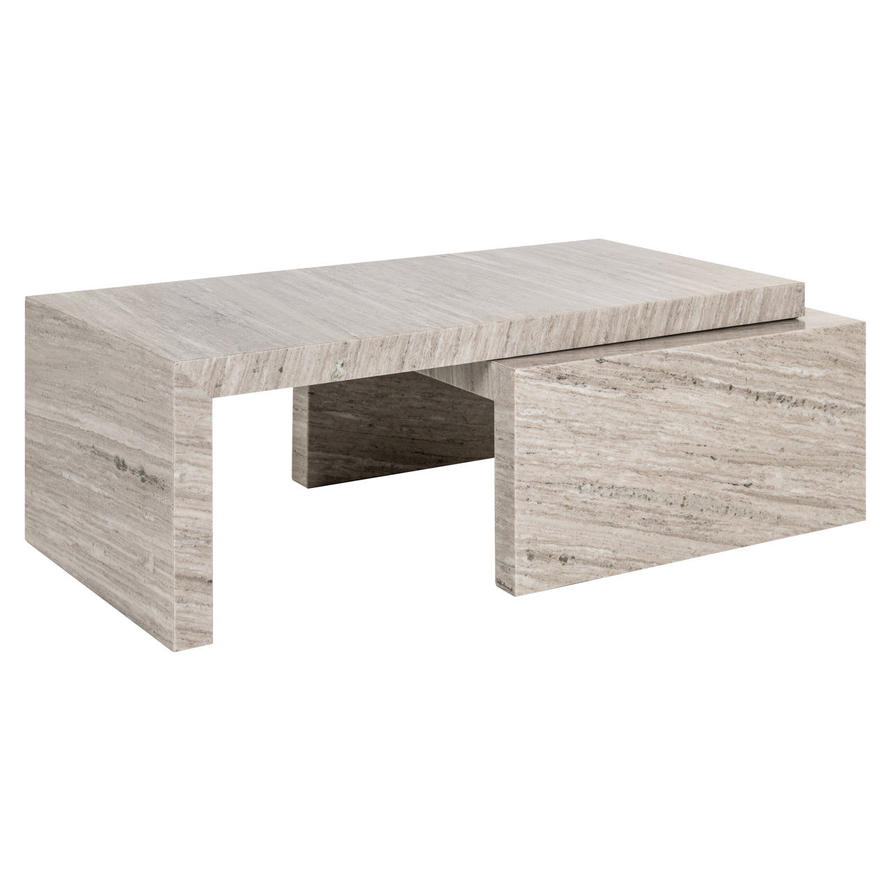 Coffee table Novaz sand (Set of 2)