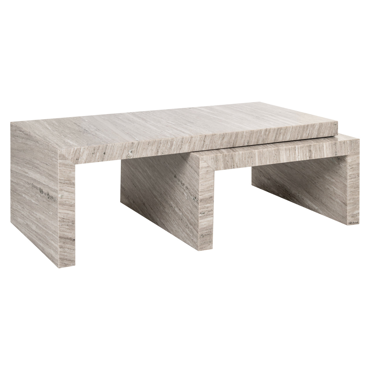 Coffee table Novaz sand (Set of 2)