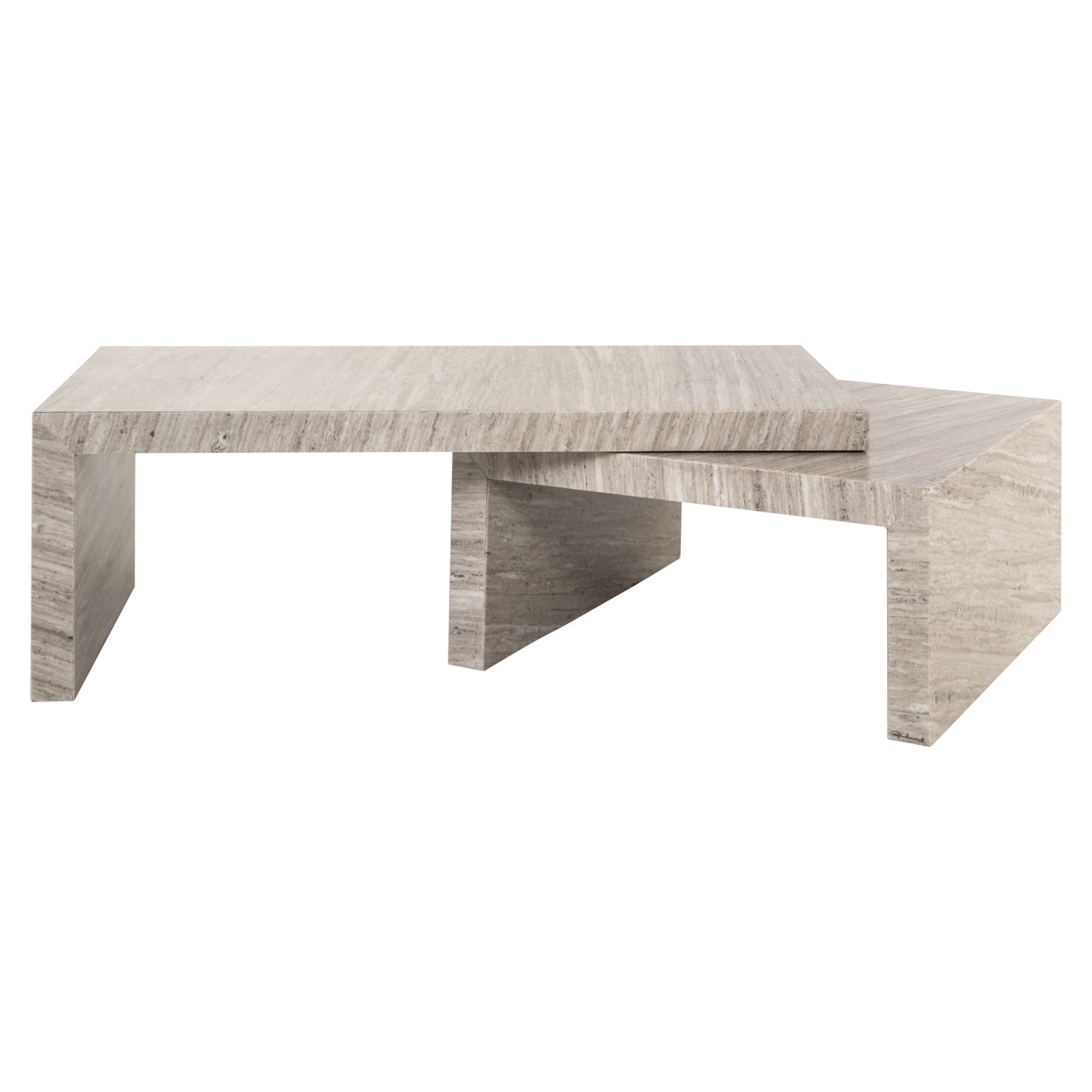 Coffee table Novaz sand (Set of 2)