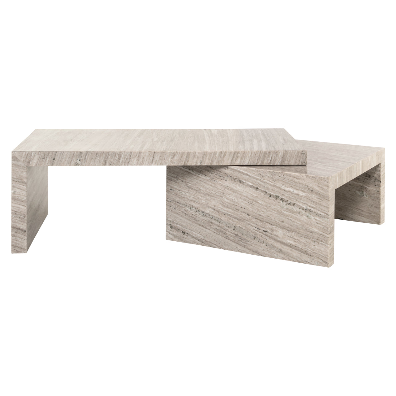 Coffee table Novaz sand (Set of 2)