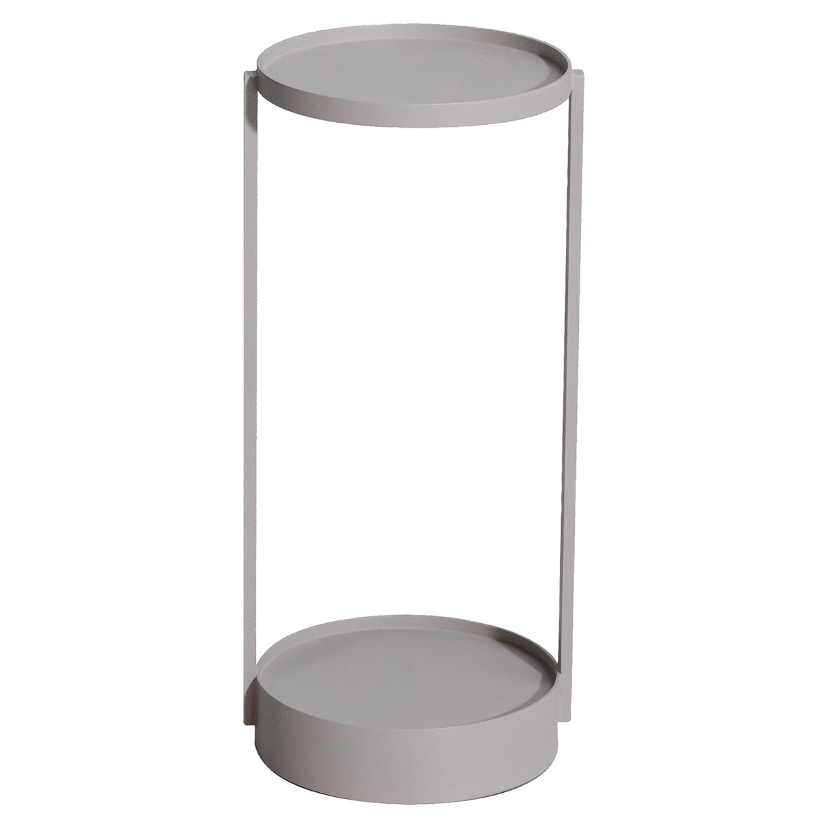 Outdoor end table Reed light beige