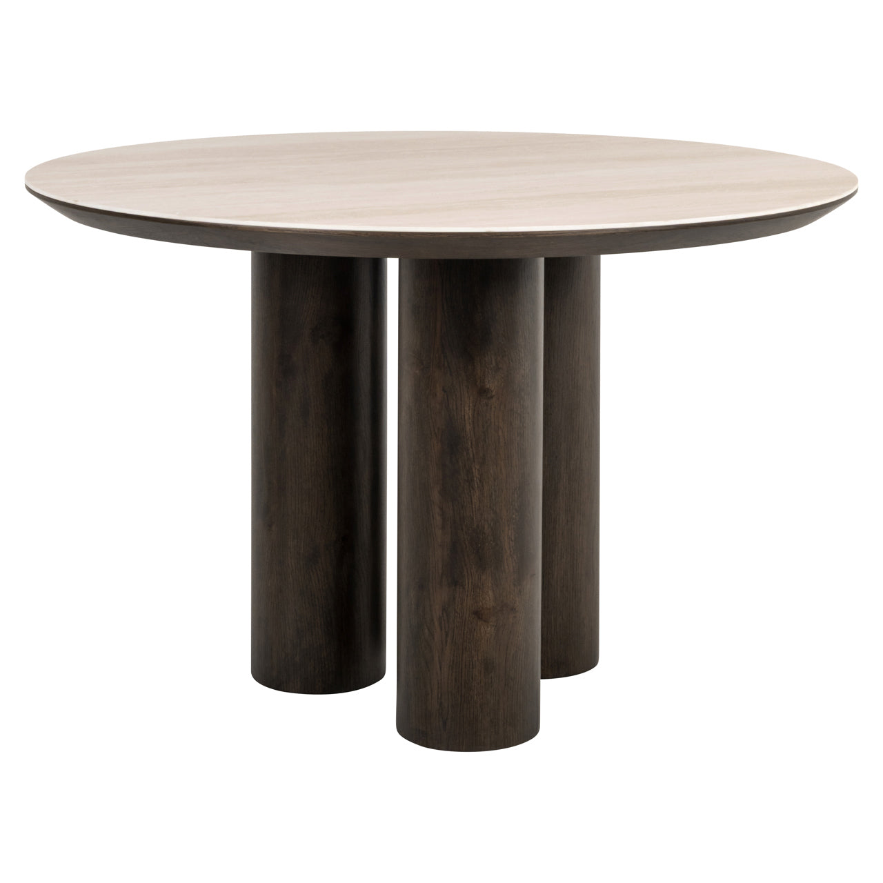 Dining table Ritz brown 120Ø