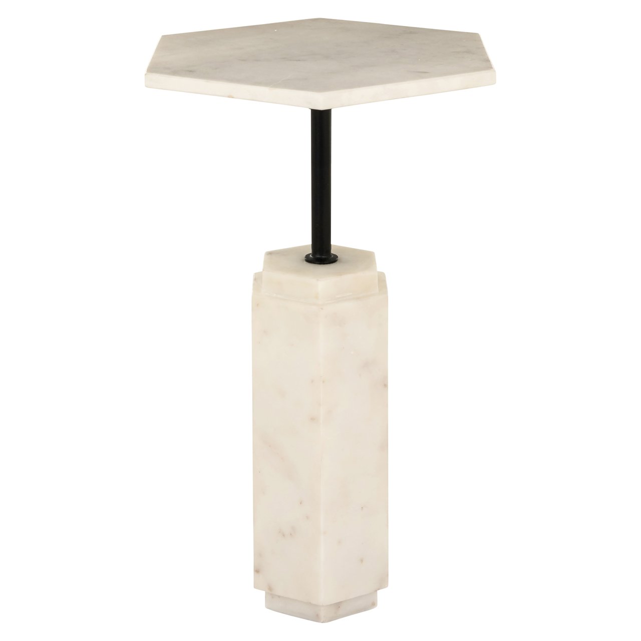 End table Lilitha black/white