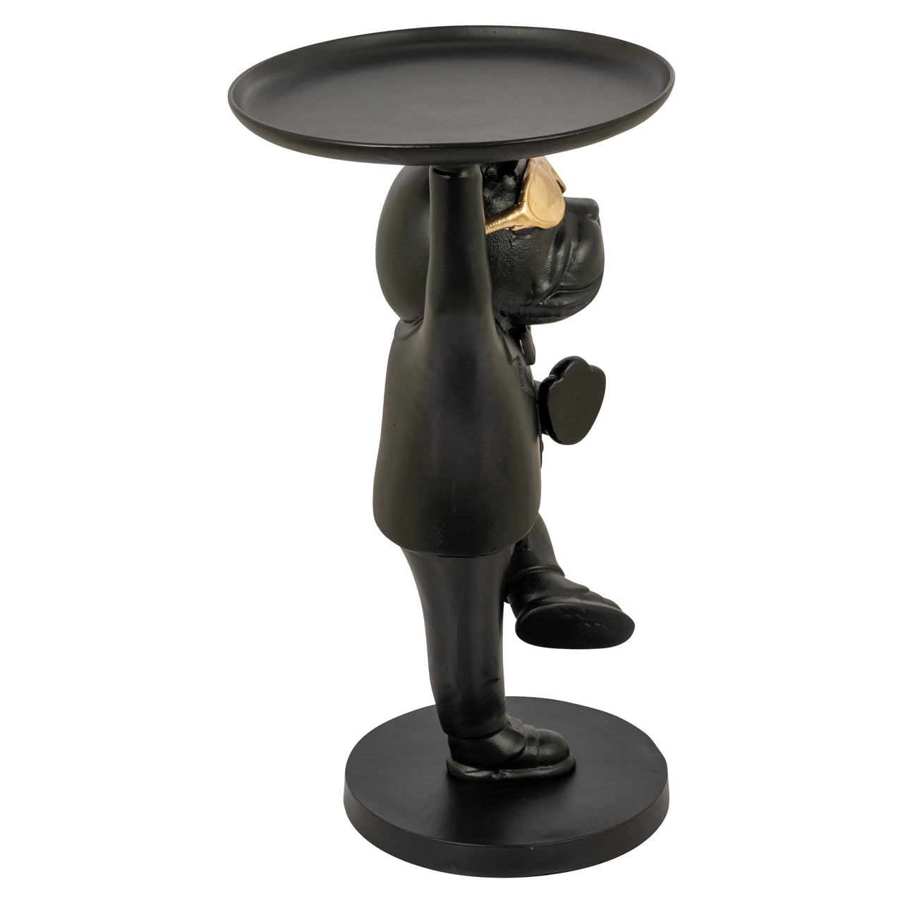 End table Bullie black/gold