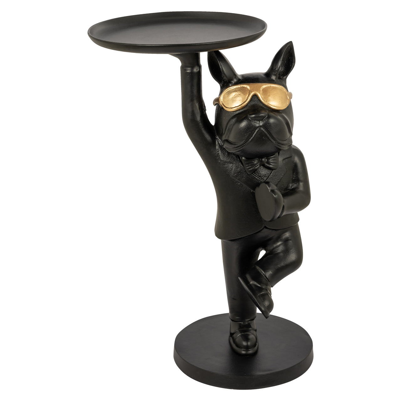 End table Bullie black/gold