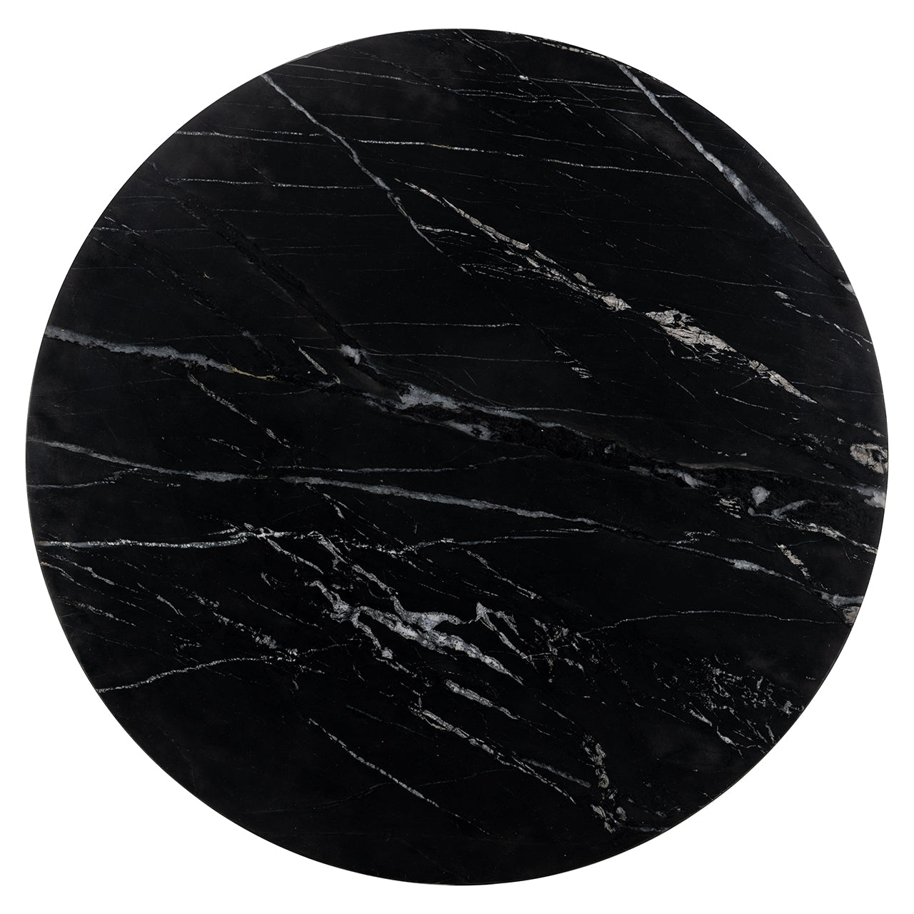 Bistro table Logan black/gold 75Ø