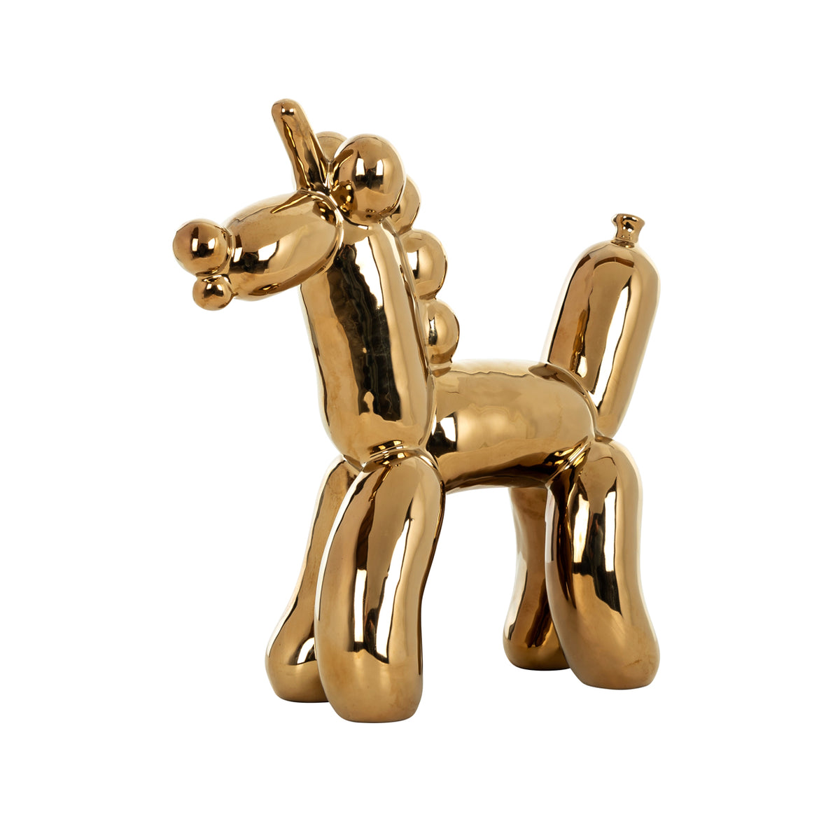 Decorative object Balloonicorn gold