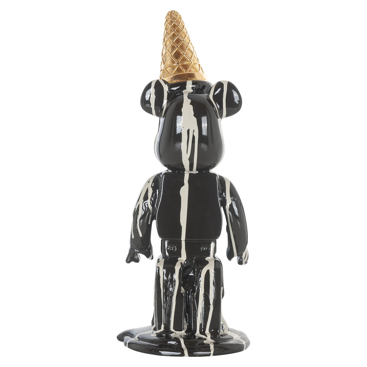 Decorative object Icebear black