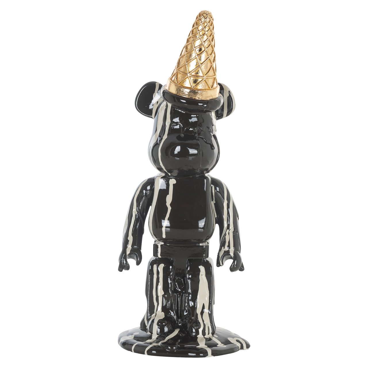 Decorative object Icebear black