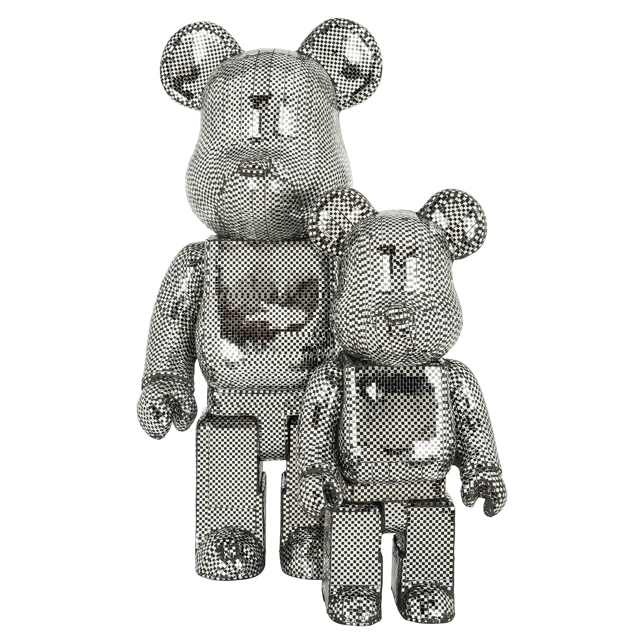 Decorative object Bear small (Silver)