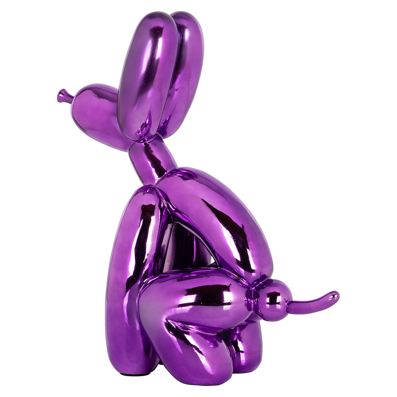 Decorative object Dog purple