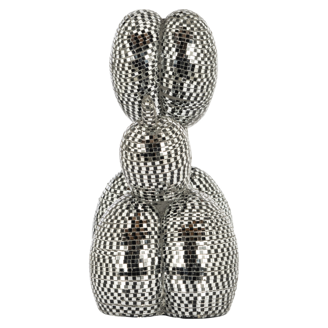 Decorative object Dog silver small