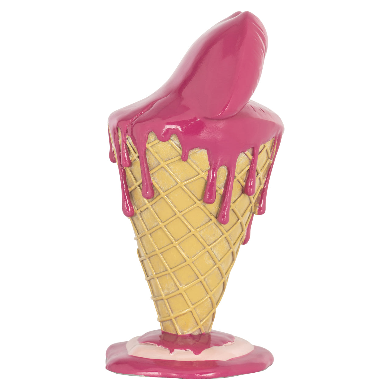 Decorative object Lips pink