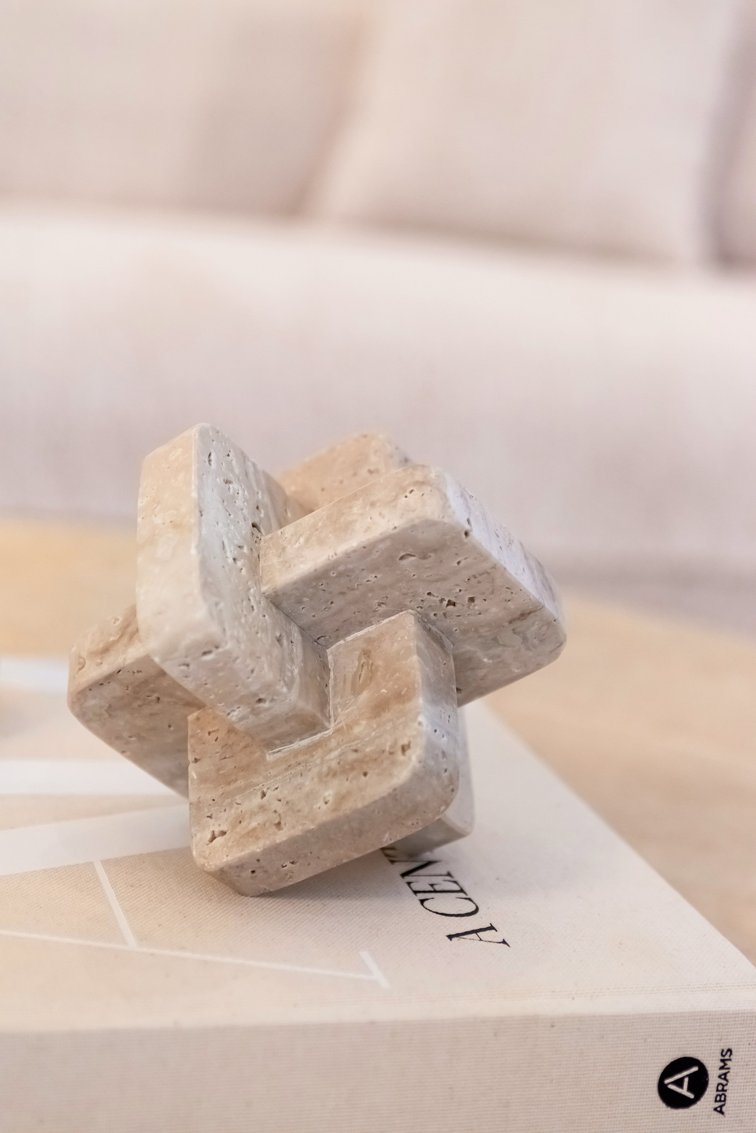 Decorative object Mony beige