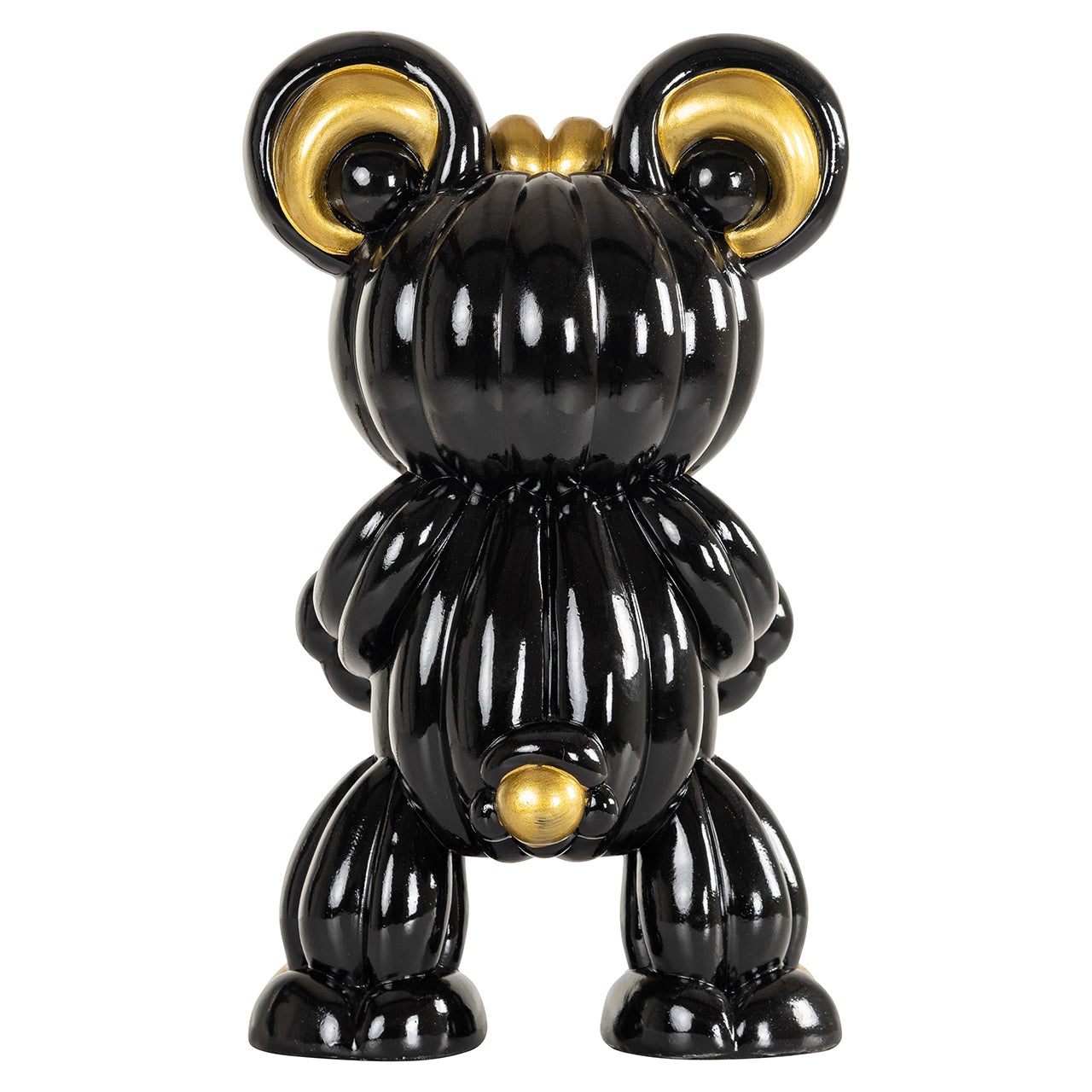 Decorative object Silly (Black/gold)