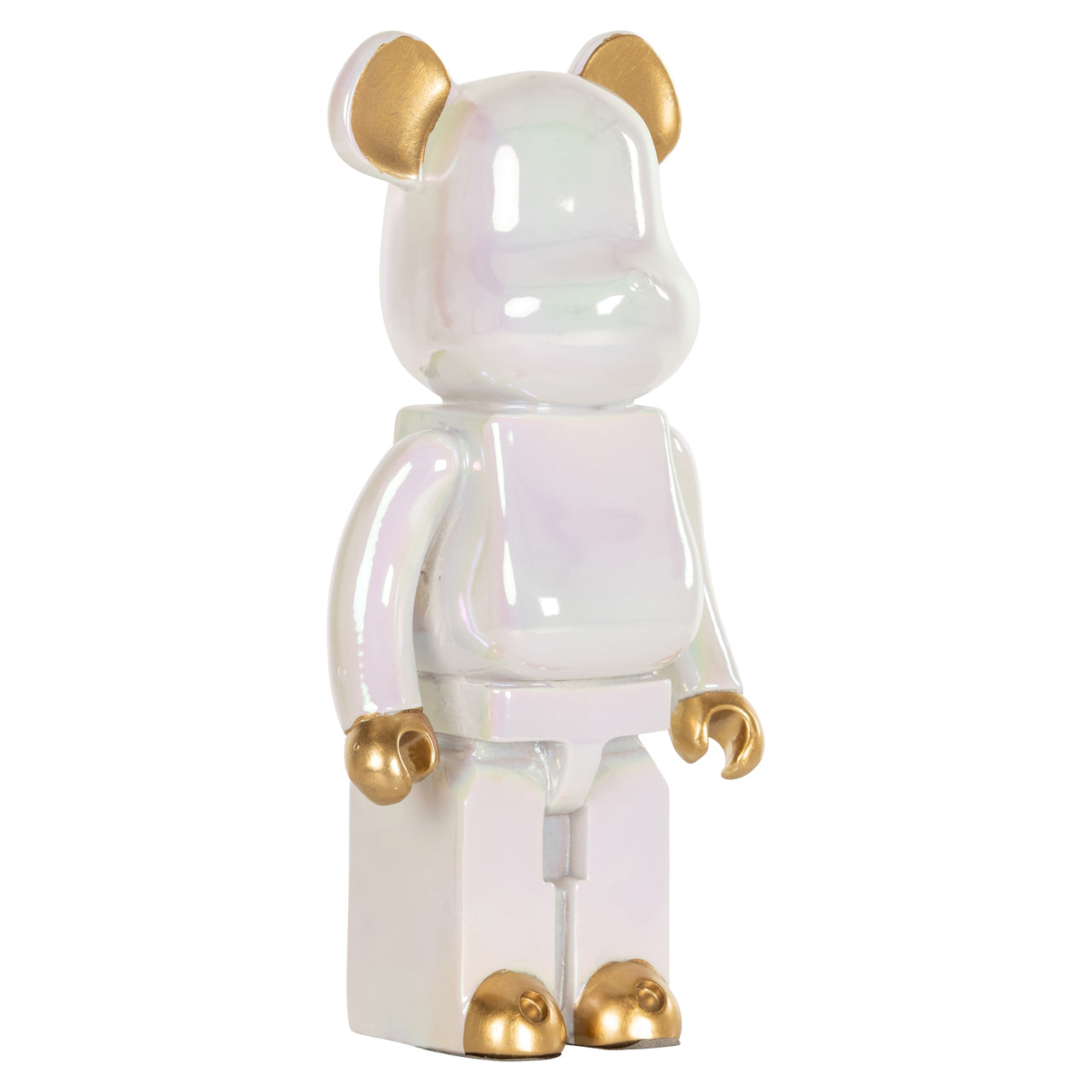 Decorative object Ave white