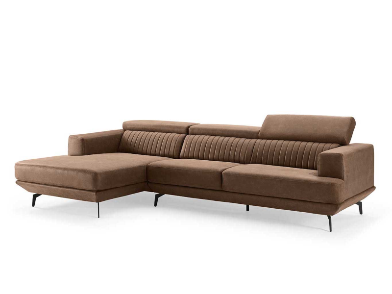 Sofa Amsterdam - Brown - Lounge Left