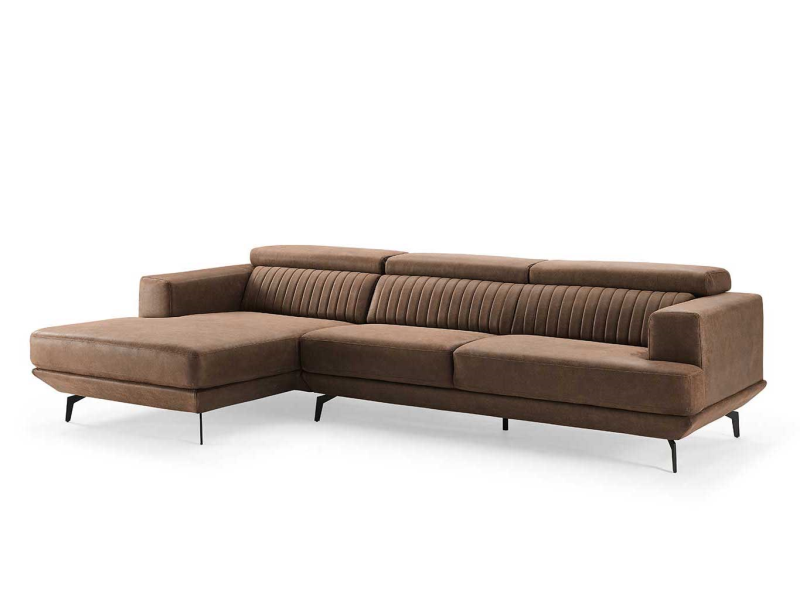 Sofa Amsterdam - Brown - Lounge Left