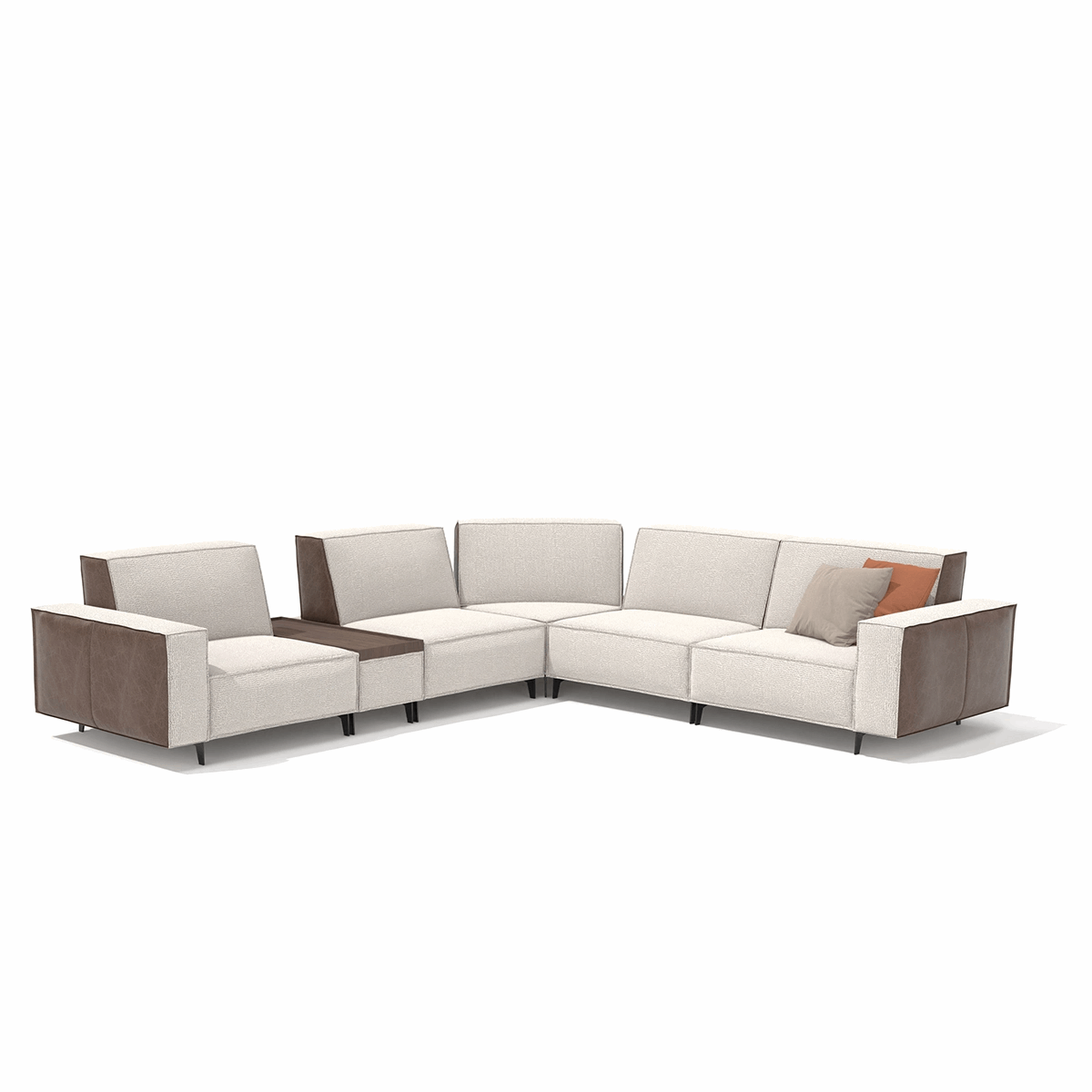 Sofa Cavalier - Light Beige 336x291x100cm