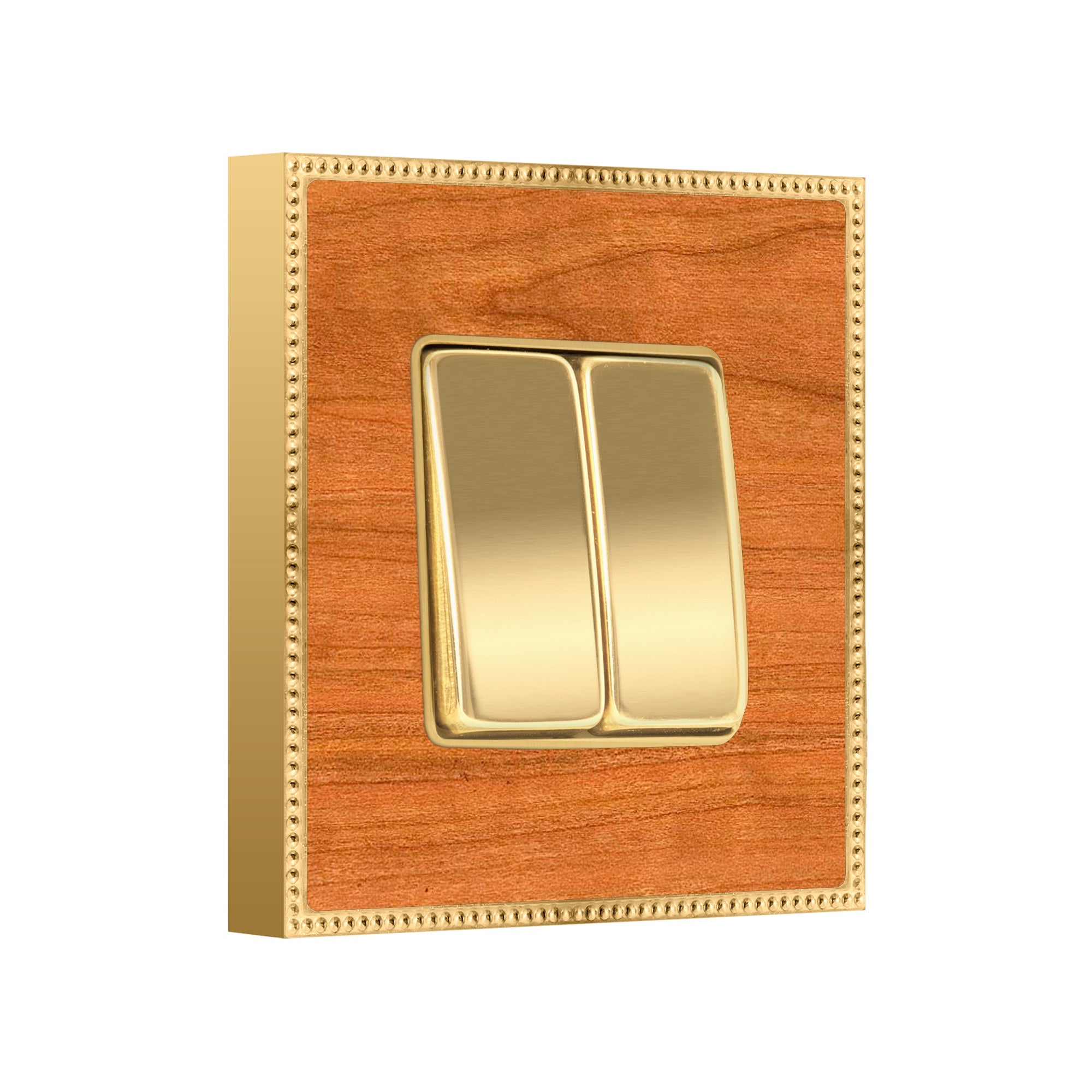 Double Rocker Switch Wood Belle Epoque