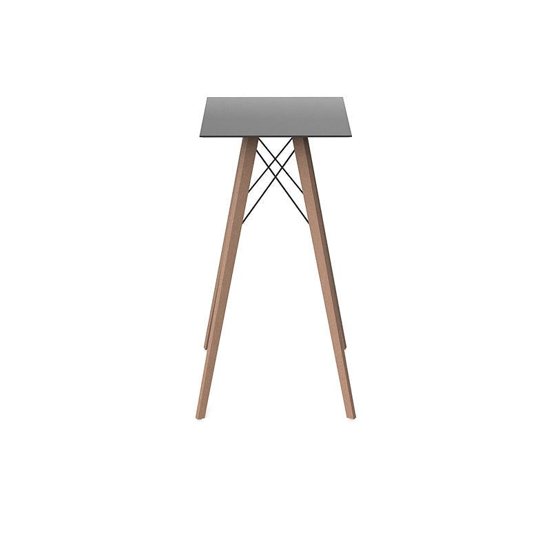 Faz - Wood High Table 50X50X105 Cm