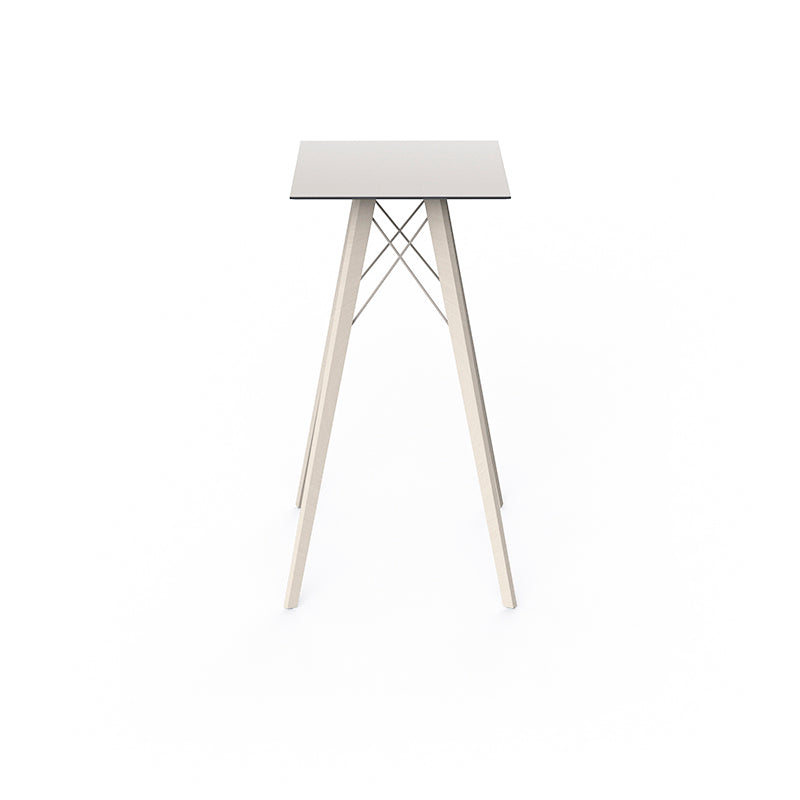 Faz - Wood High Table 50X50X105 Cm