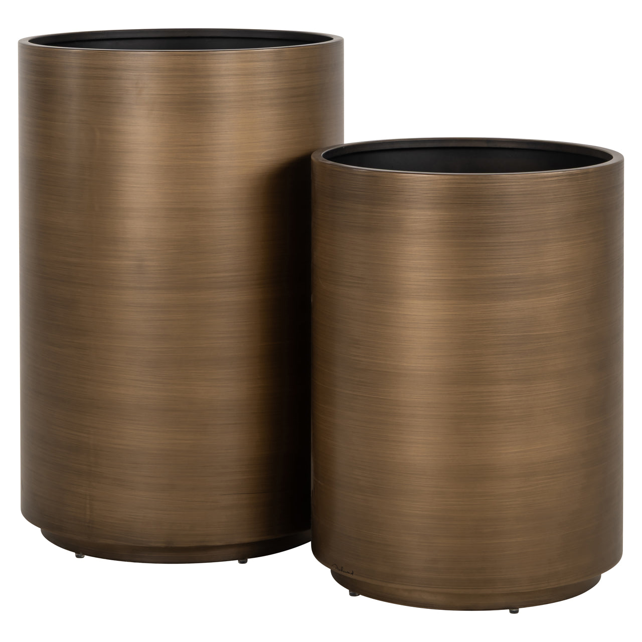 Planter Dira brushed gold 50Ø