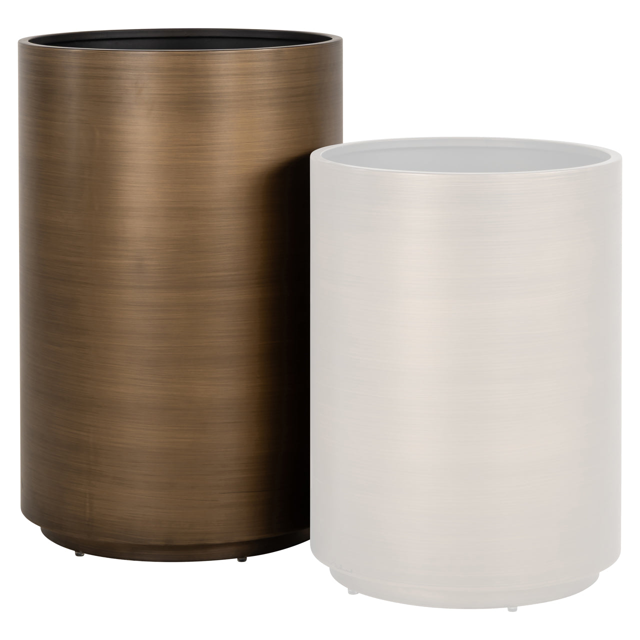 Planter Dira brushed gold 50Ø