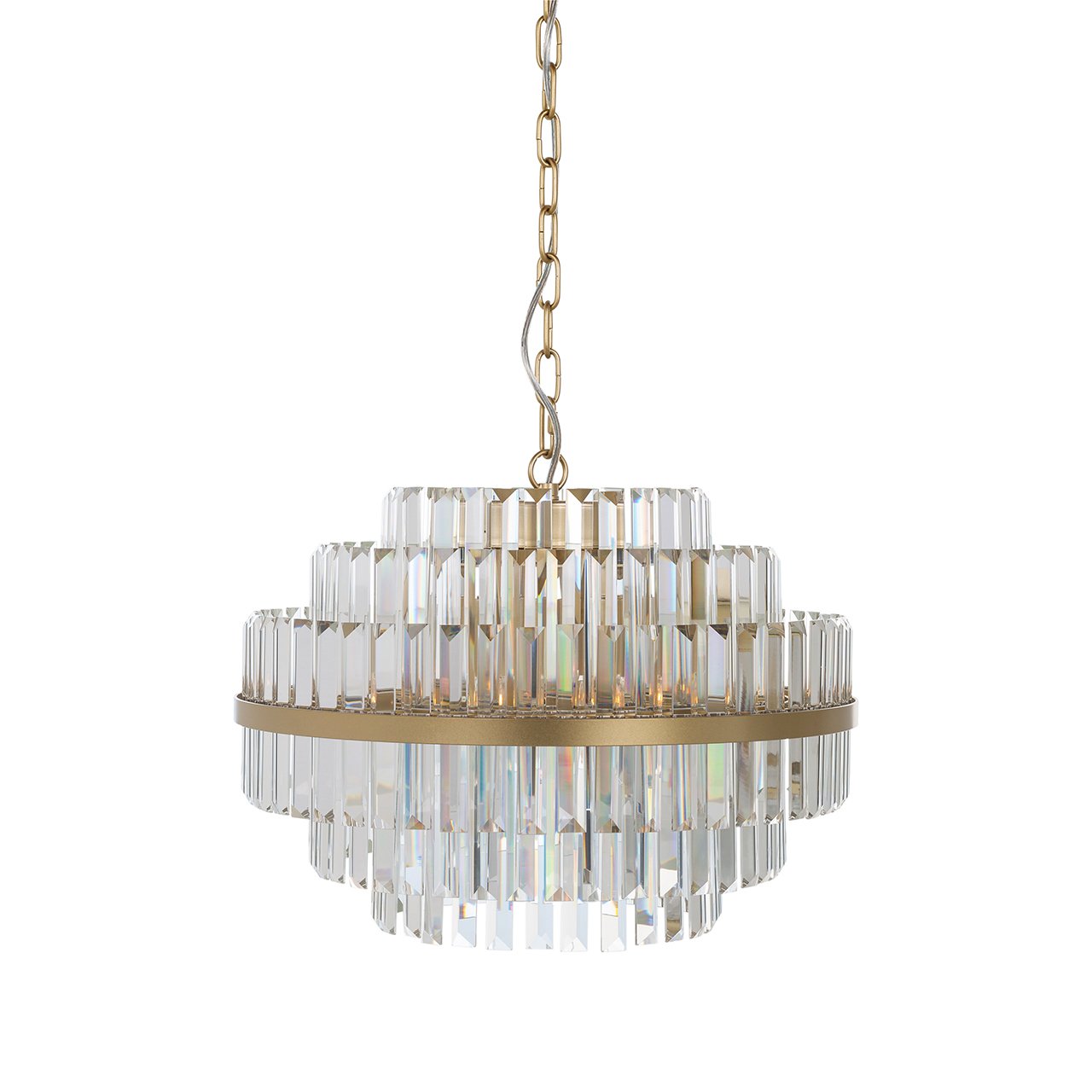 Chandelier Desire brushed gold small