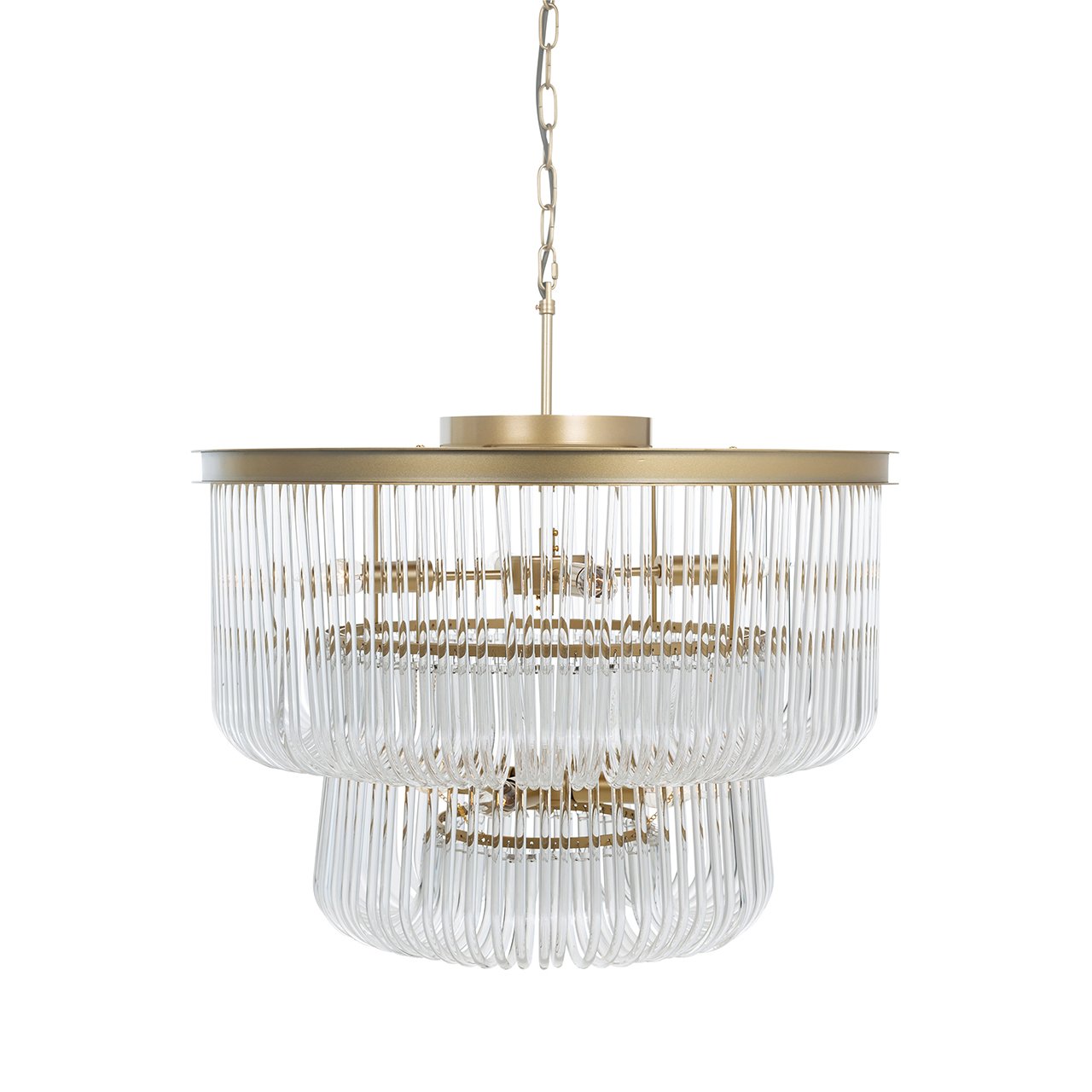 Chandelier Romy brushed gold