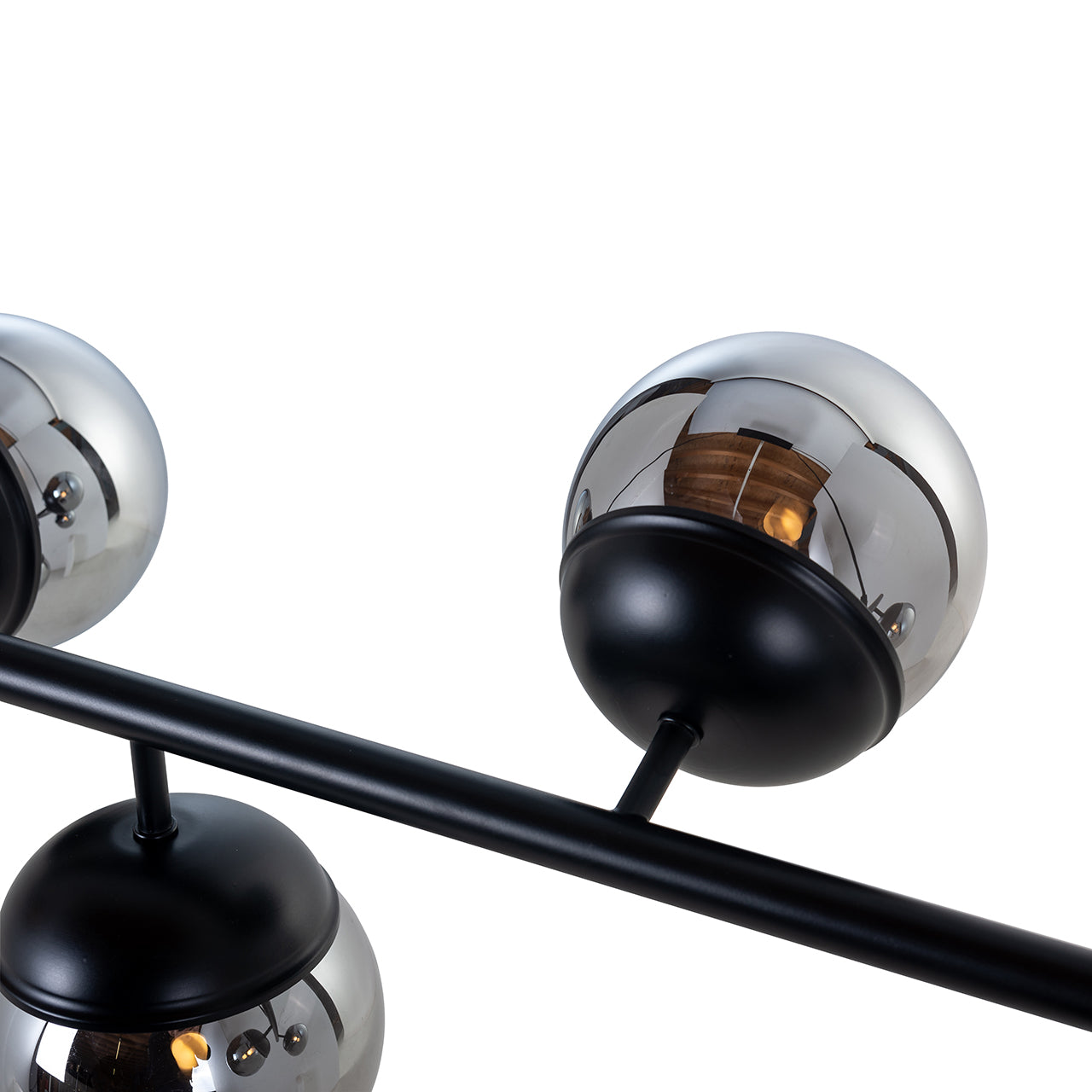 Chandelier Bente smoked (Black)