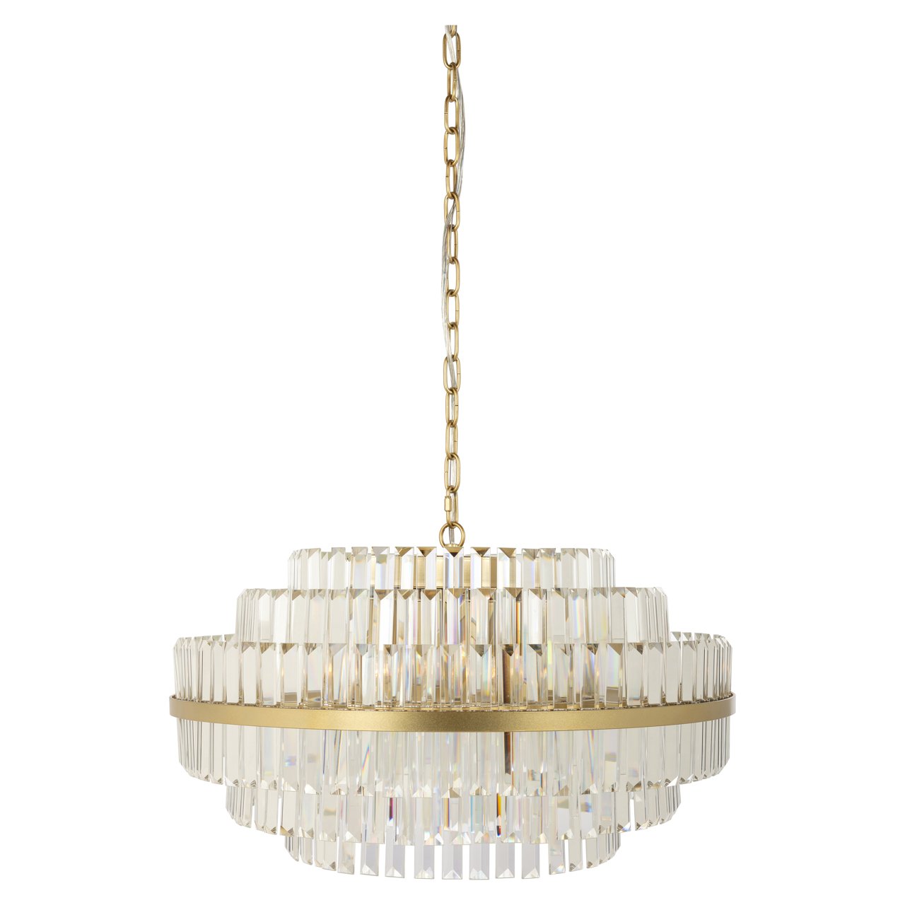 Chandelier Desire brushed gold medium