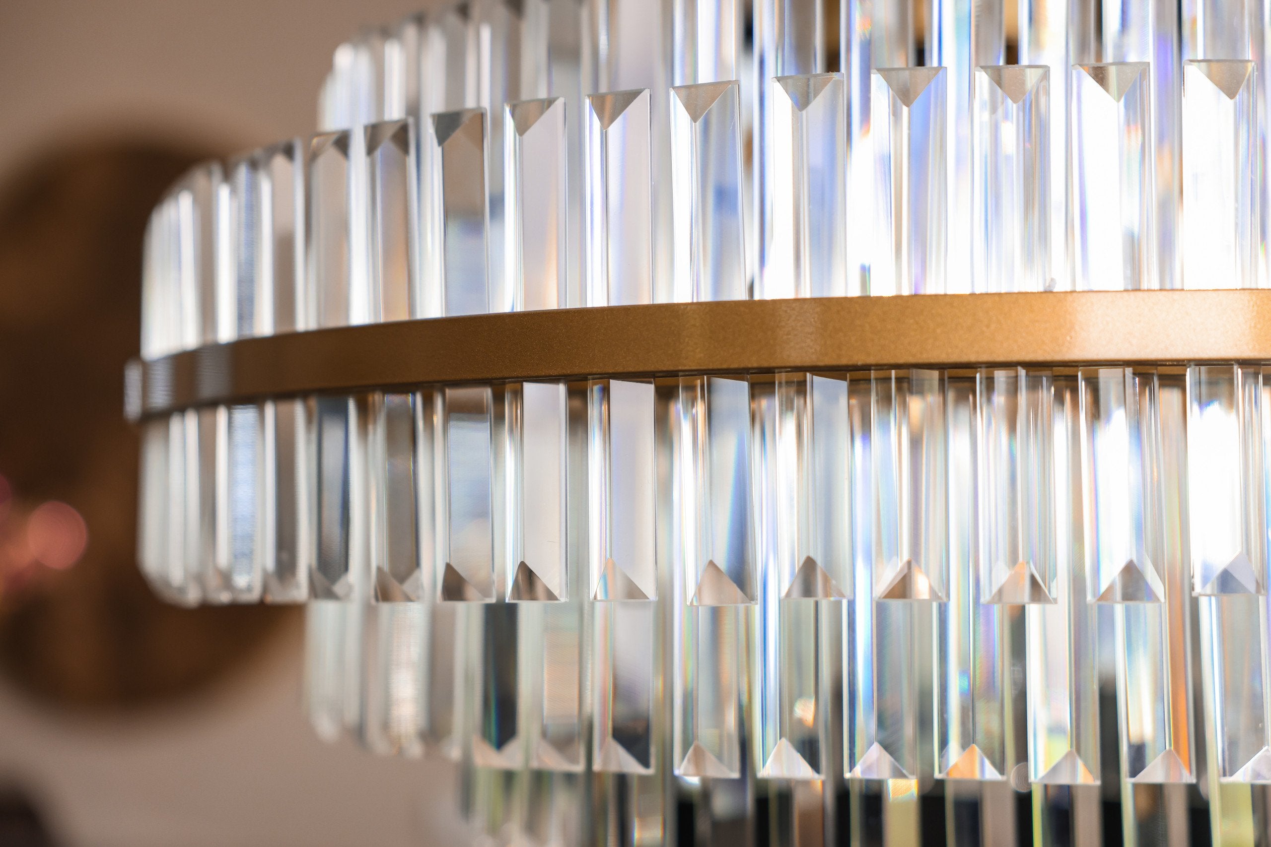 Chandelier Desire brushed gold large