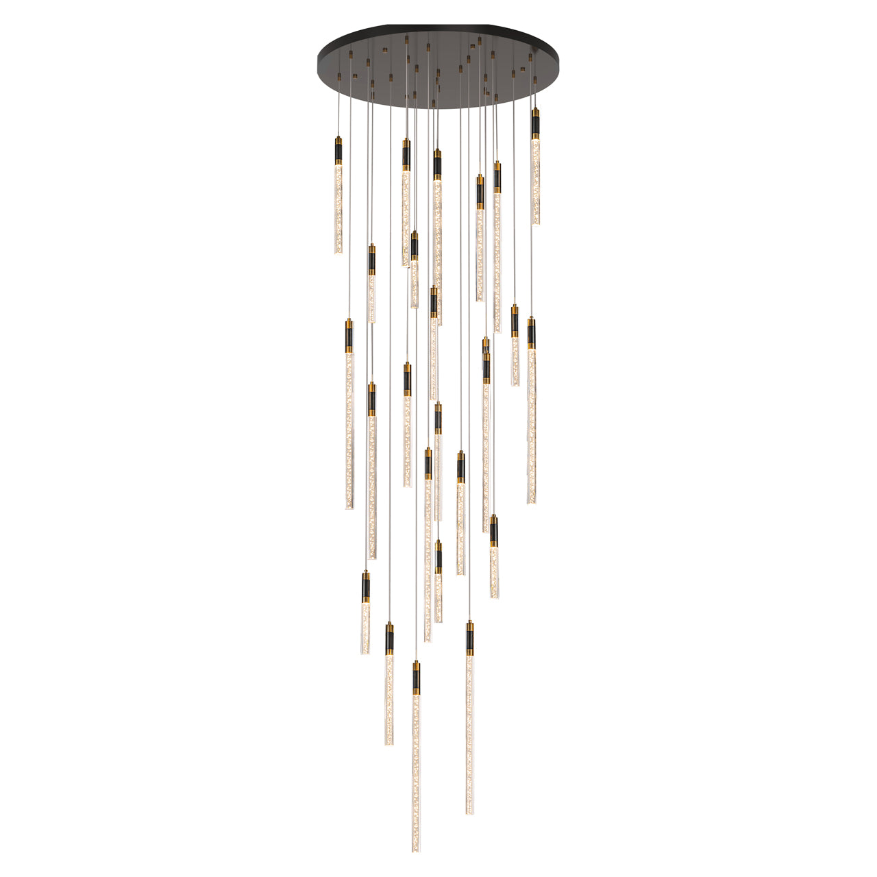 Chandelier Crosley black/gold