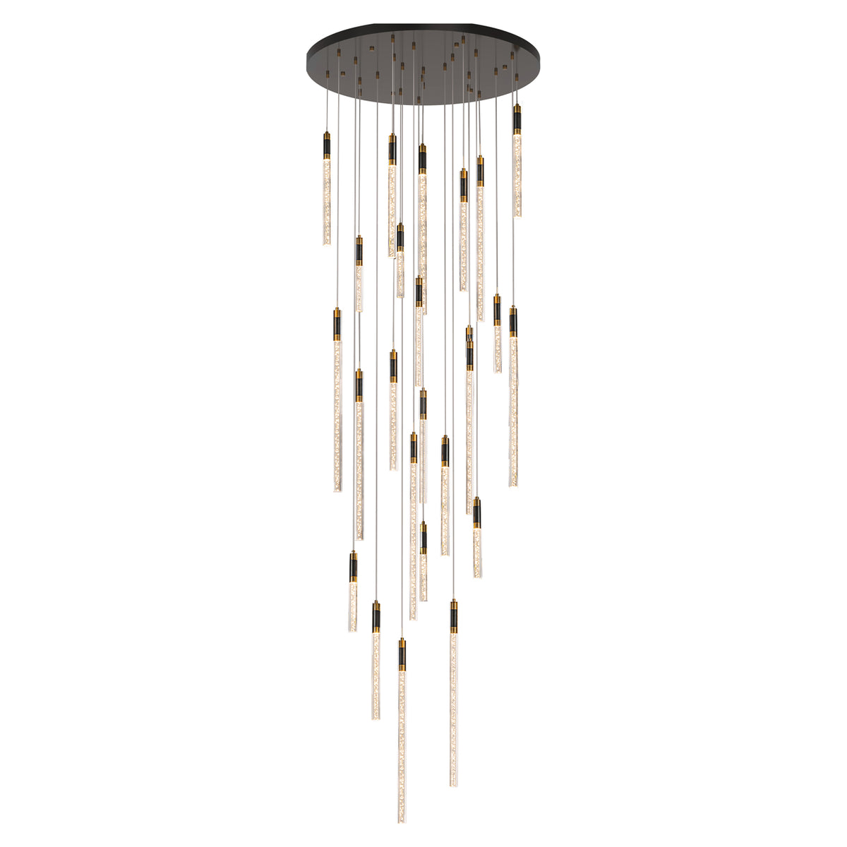 Chandelier Crosley black/gold
