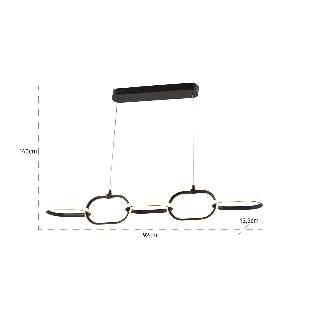 Chandelier Layn bronze