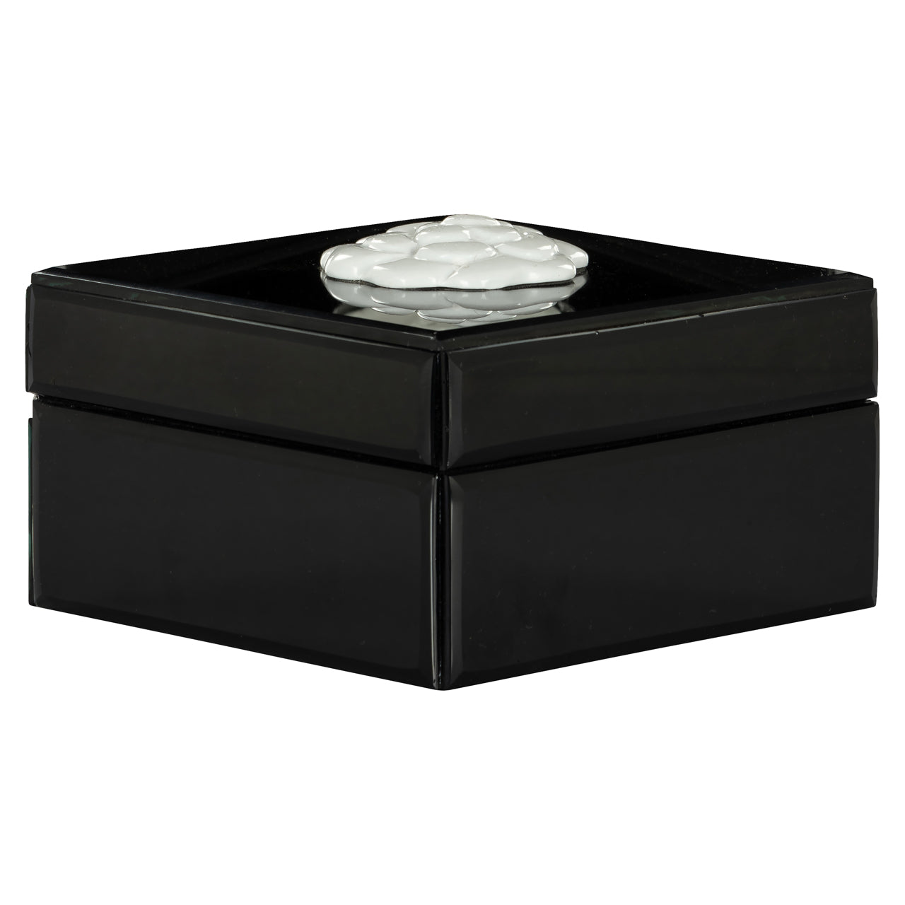 Storage box Lune black/white