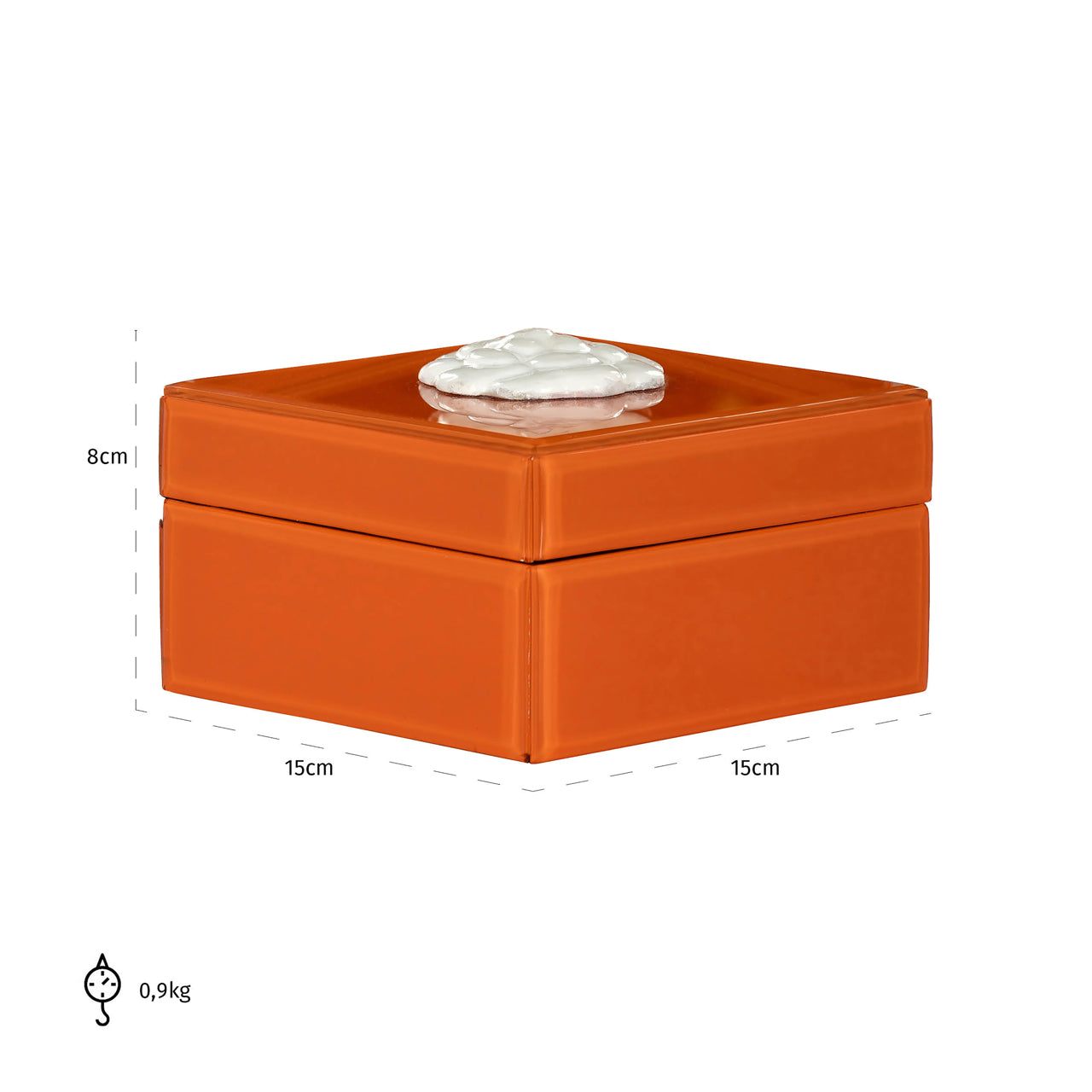 Storage box Lunia orange